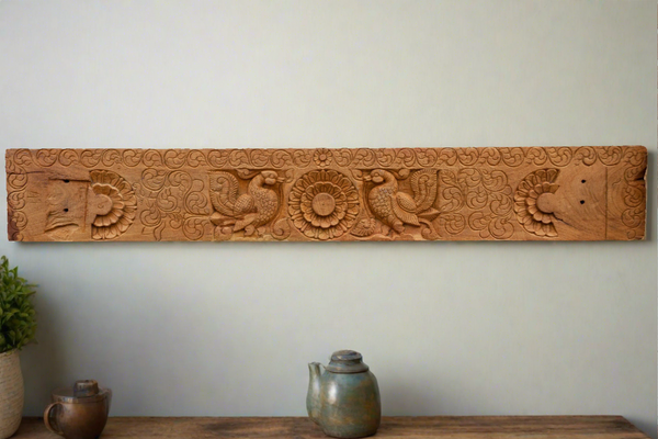 Southern Indian Carved Door Panel