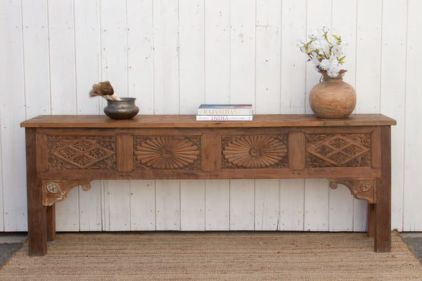 Fabulous Southern Indian Carved Console
