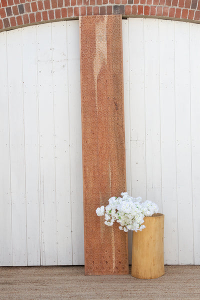 Very Long Carved Wood Moorish Panel