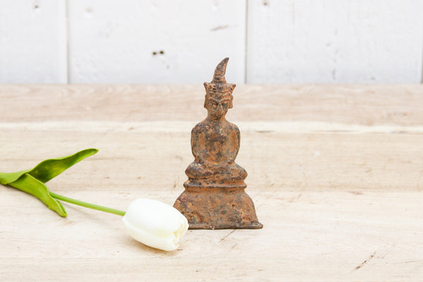 Antique Miniature Patinated Burmese Buddha