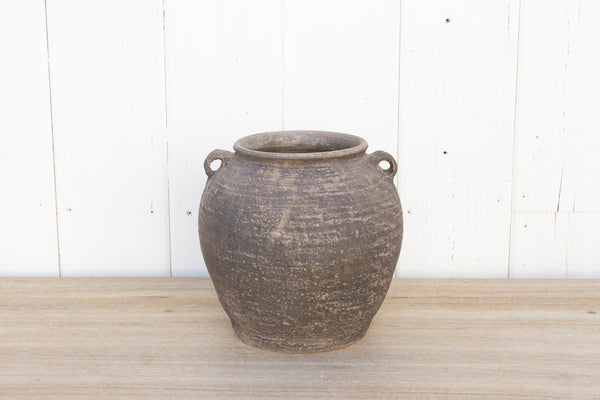 Asian Vintage Charcoal Vase