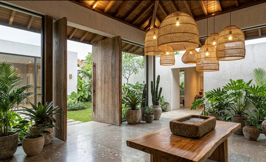 Tulum Rattan Pendant Light (Trade)