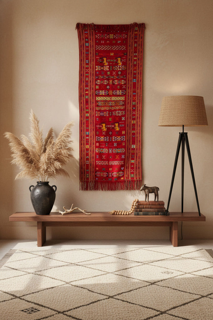 Antique Hand-woven Ceremonial Long Panel