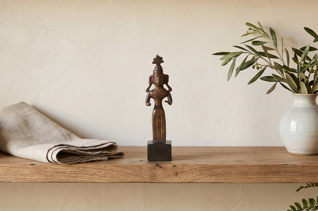 Miniature Bronze Female Attendant