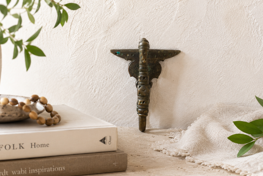 Ancient Patinated Bronze Indian Hook (Trade)