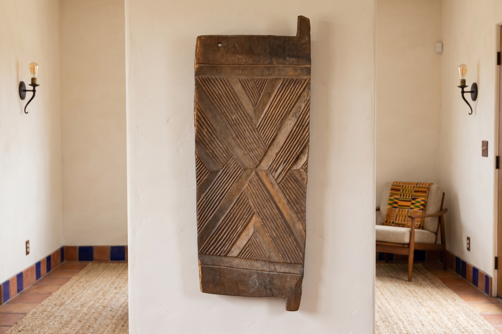 Tribal Bold Chevron Mali Antique Door