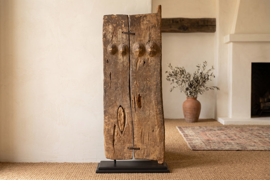 Early 1800's Symbolic African Dogon Door
