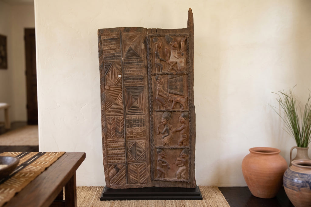 Royal Yoruba African Carved Door