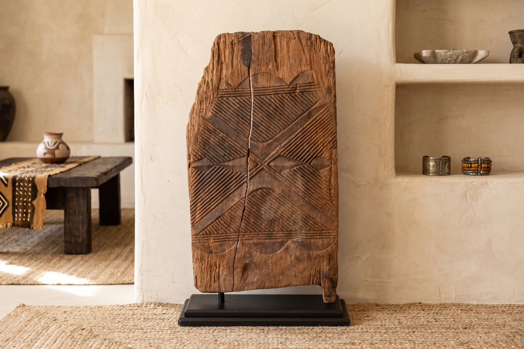 Ancient African Igbo Carved Door
