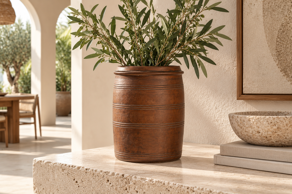 Antique Colonial Turned Grain Bowl (Trade)