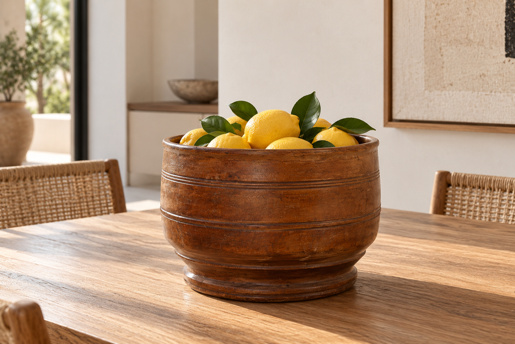 Antique Round Shape Colonial Kitchen Bowl (Trade)