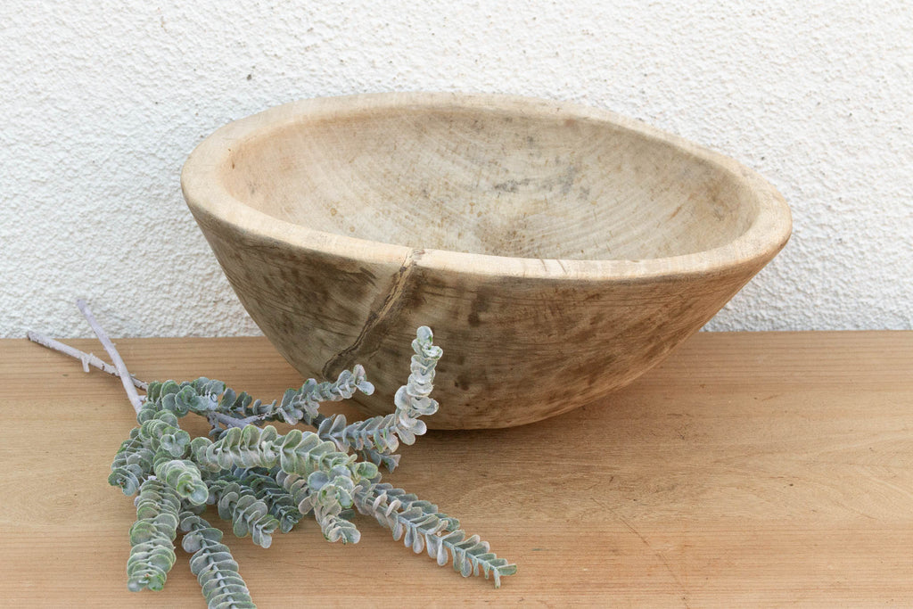 African Kitchen Bowl w/Light Finish