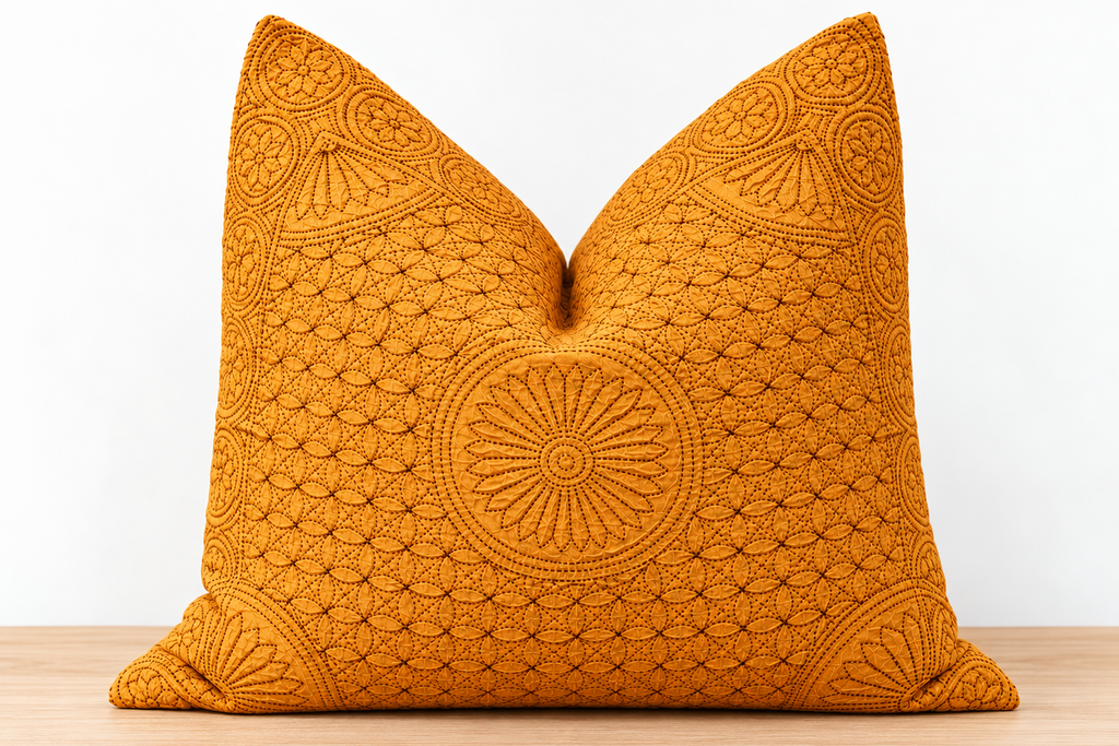 Amani Hand-Stitched Pillow Cover
