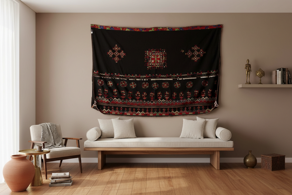 Antique Nomadic Mangal Wedding Shawl (Trade)