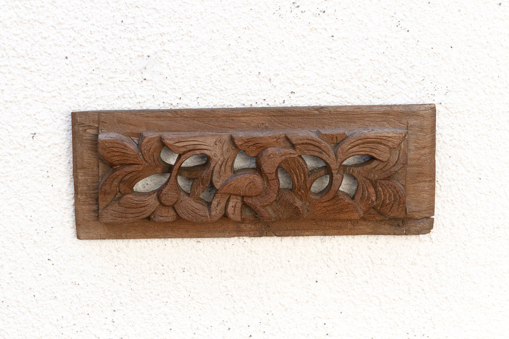 Antique Wax Patinated Wall Carving (Trade)