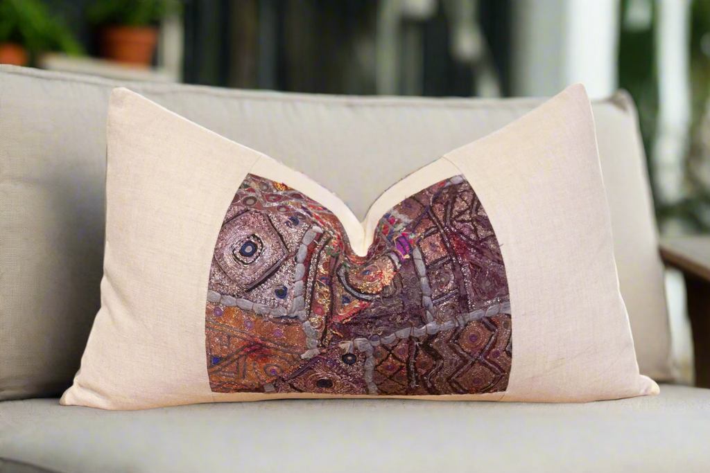 Aster Antique Tapestry Linen Pillow (Trade)