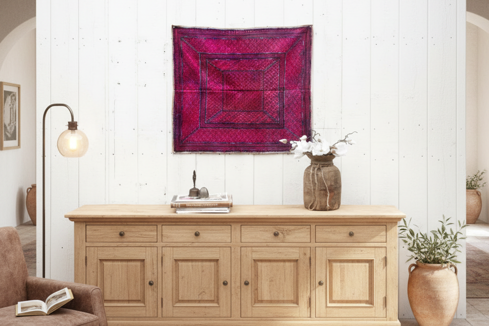 Early 20th Century Zhuang Brocade Blanket (Trade)