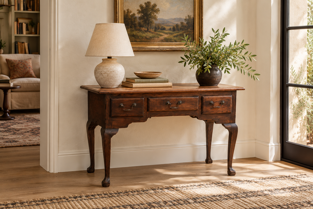 18th Century English Oak Lowboy (Trade)