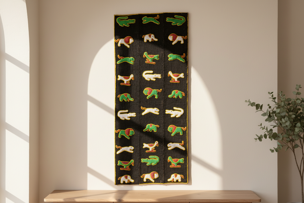 Grand Safari Yoruba Beaded Panel (Trade)