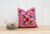 Ana Colorful Alebrije Silk Embroidered Pillow Cover