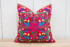 Lola Colorful Alebrije Silk Embroidered Pillow Cover