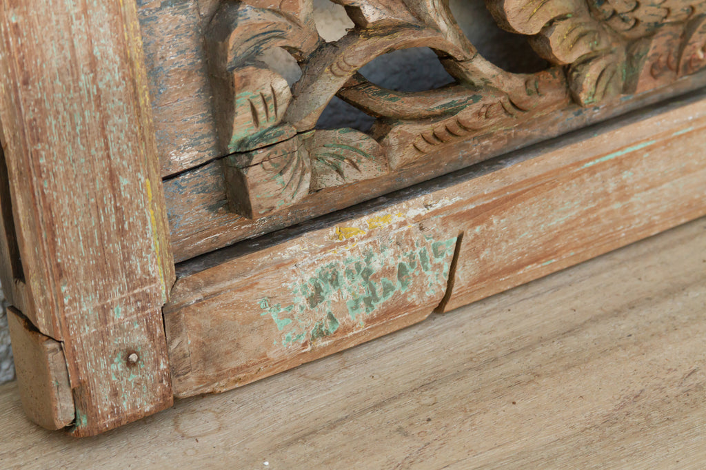 Ornate Finely Carved Asian Panels, Set of 2