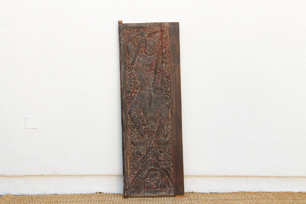 Antique Thai Carved Door 