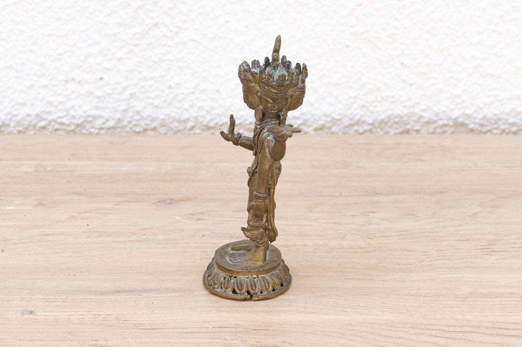 Petite Antique Nepalese Brahma Statue (Trade)