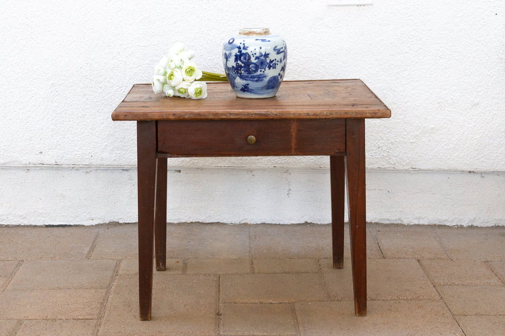 Petite French Farmhouse End Table