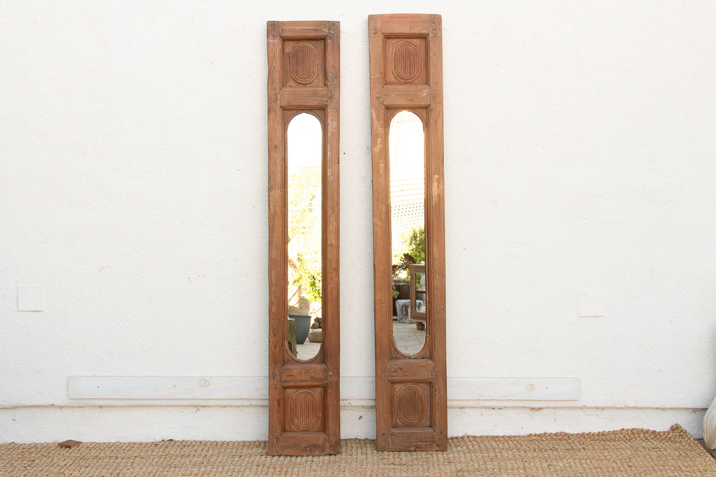 Set of 2, Portuguese Colonial Architectural Mirror Panels (Trade)