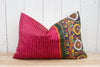 Amelia Antique Mashru Tribal Pillow