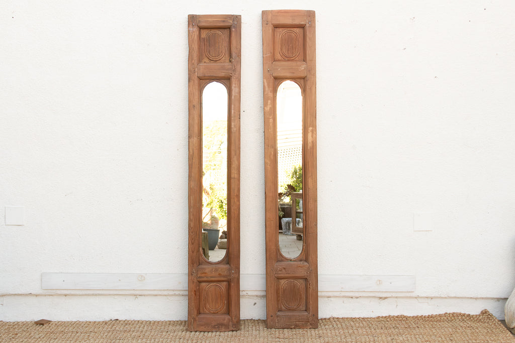 Set of 2, Portuguese Colonial Architectural Mirror Panels (Trade)