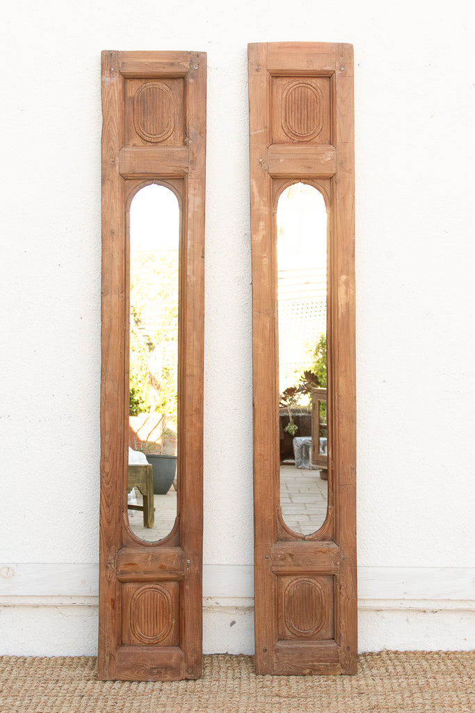 Set of 2, Portuguese Colonial Architectural Mirror Panels (Trade)