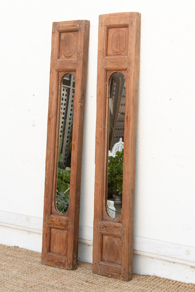 Set of 2, Portuguese Colonial Architectural Mirror Panels (Trade)