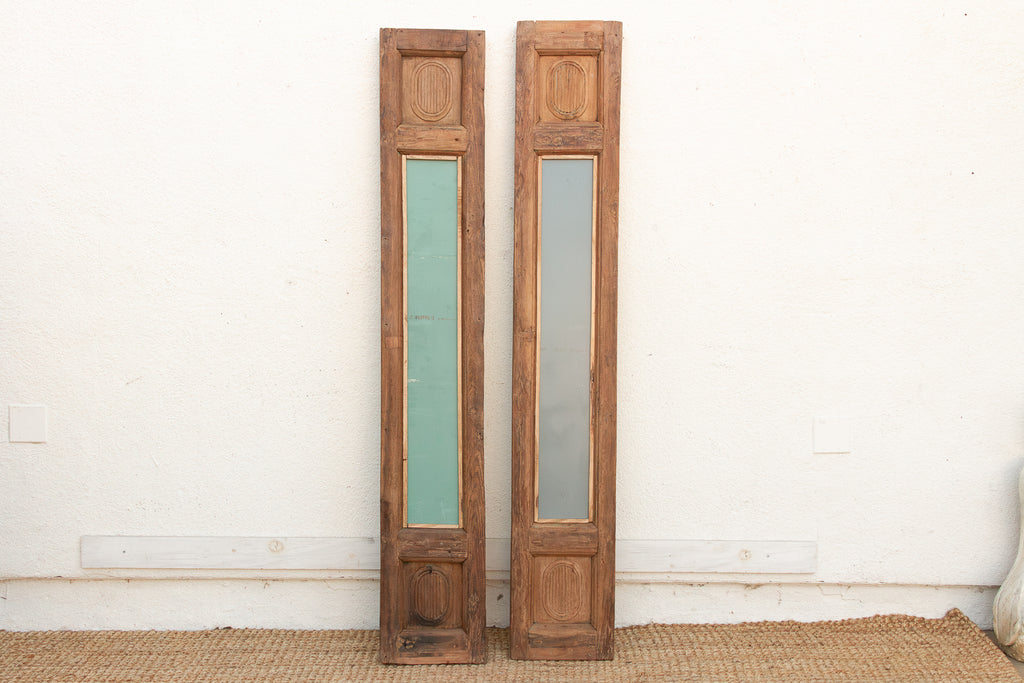 Set of 2, Portuguese Colonial Architectural Mirror Panels (Trade)