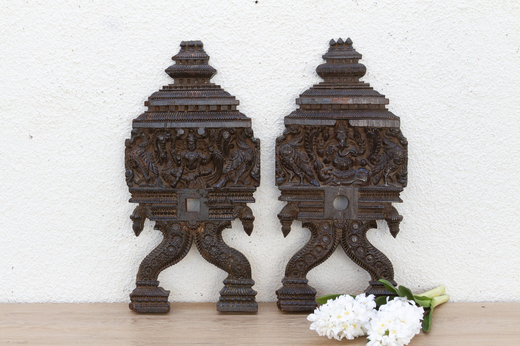 The Devine Pair, Antique Indian Deity Carvings (Trade)