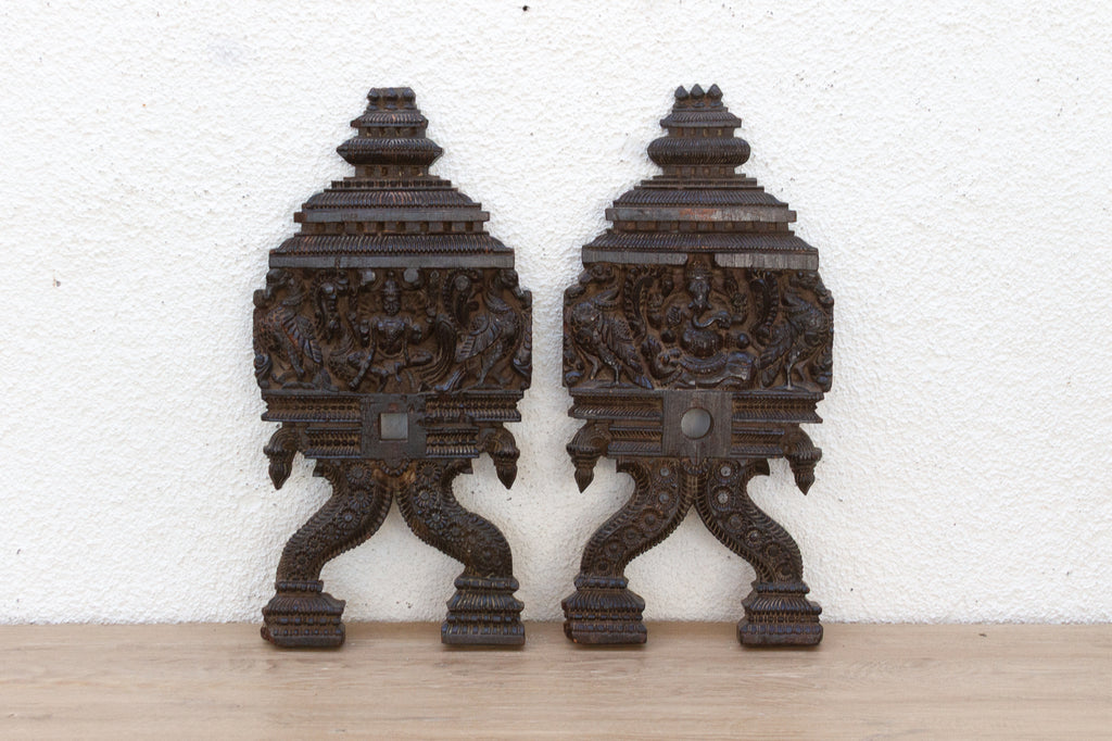 The Devine Pair, Antique Indian Deity Carvings (Trade)