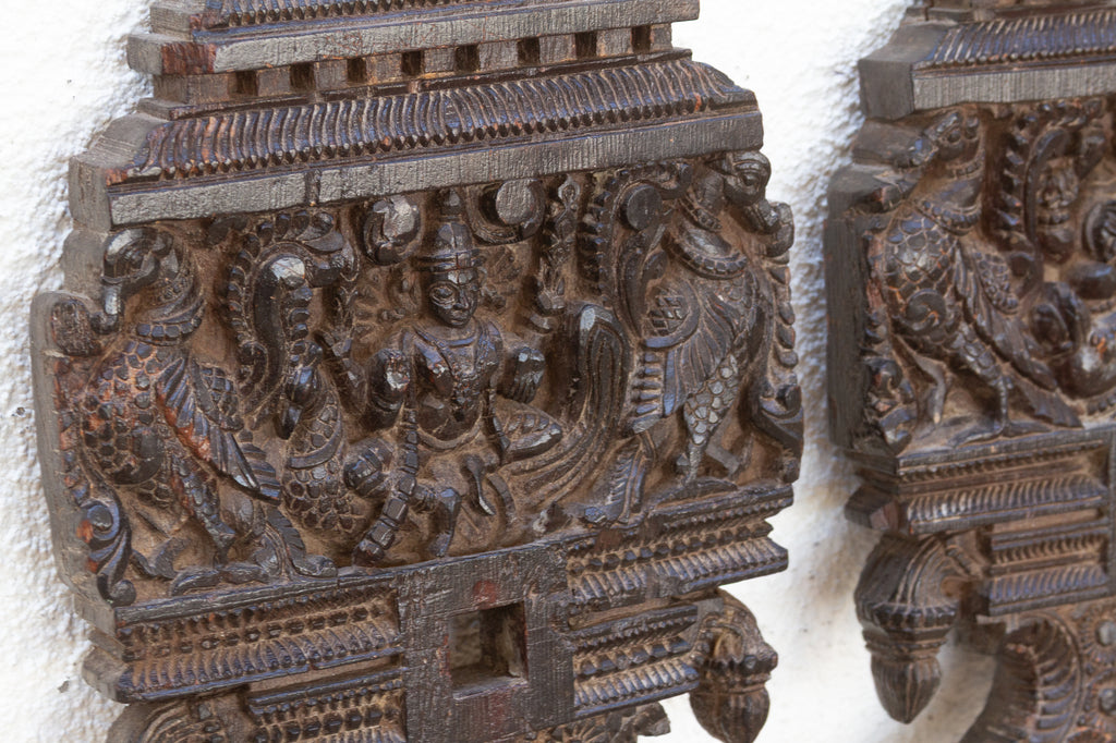 The Devine Pair, Antique Indian Deity Carvings (Trade)