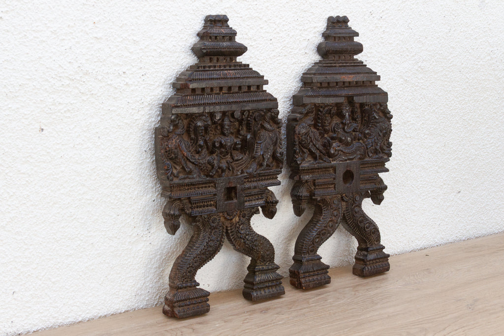 The Devine Pair, Antique Indian Deity Carvings (Trade)
