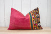 Haneen Antique Mashru Tribal Lumbar Pillow (Trade)