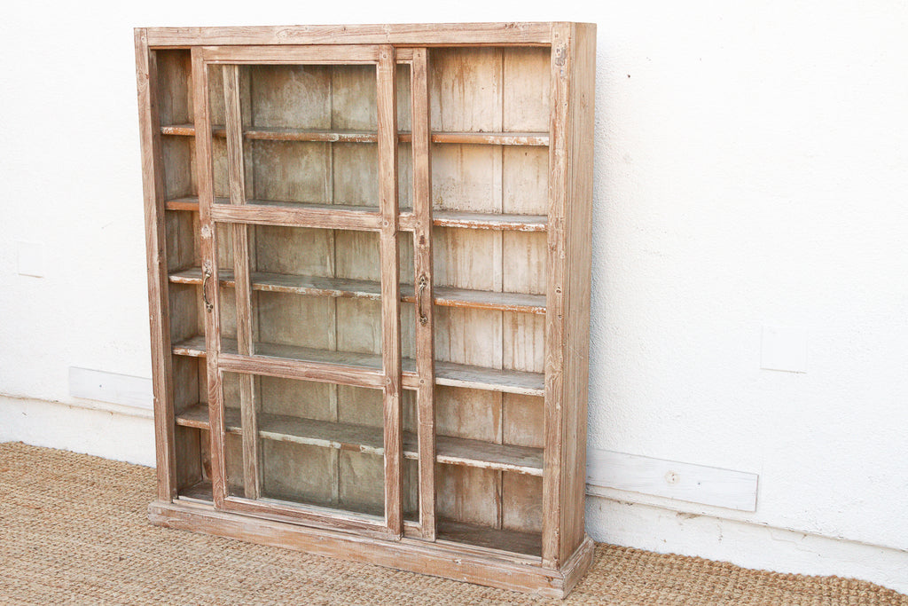 Antique Tall & Slim Farmhouse Display Cabinet (Trade)