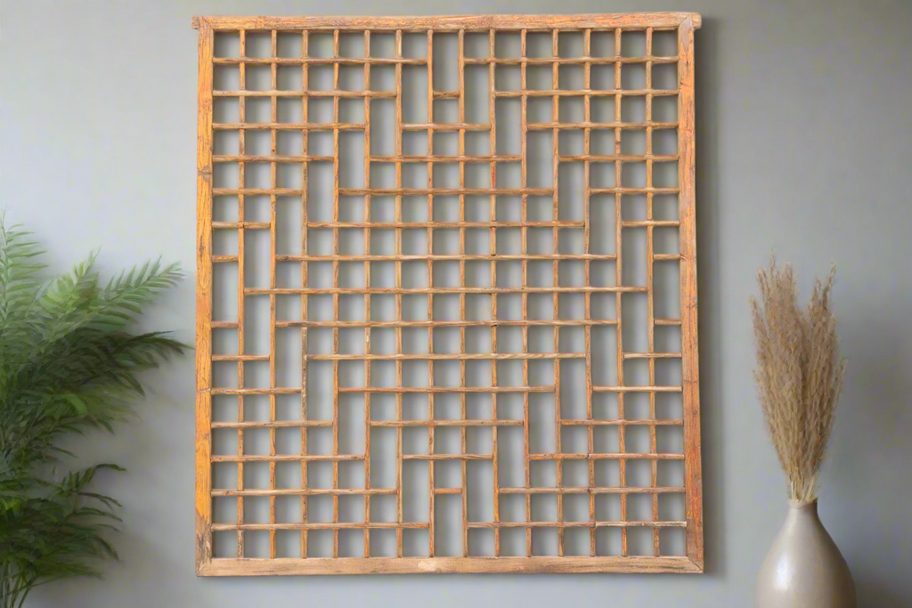Antique Hand Carved Fretwork Screen (Trade)