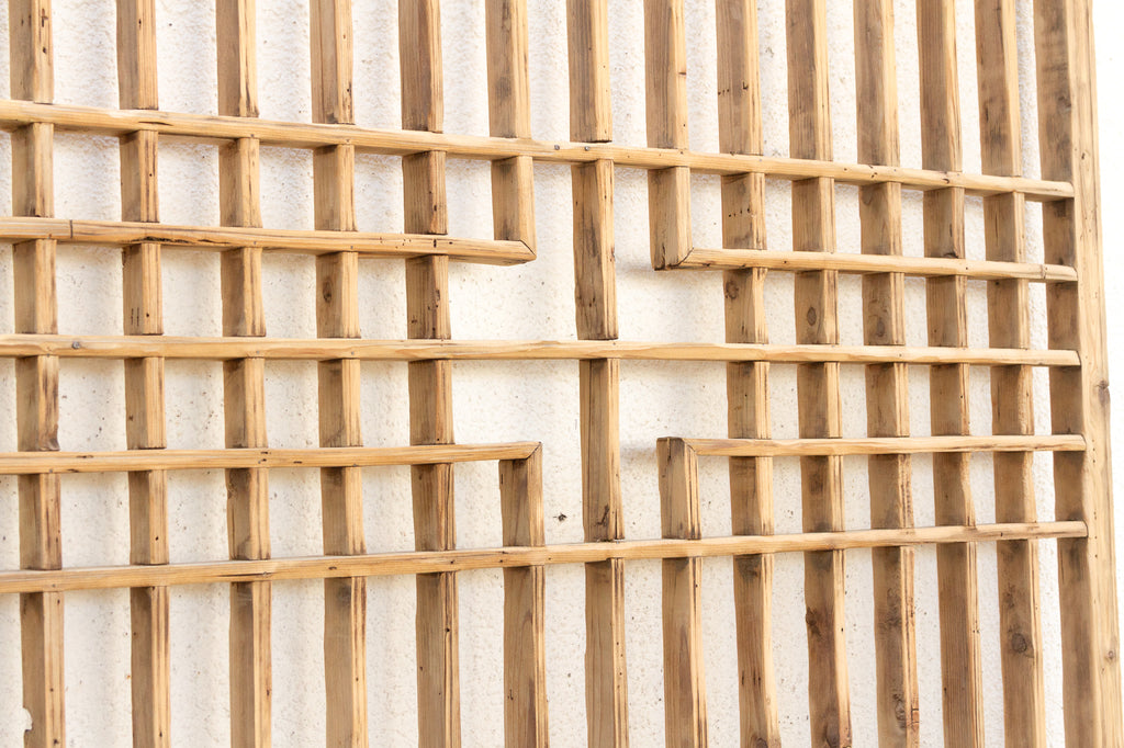 The Zen Screen, Antique Lattice Panel