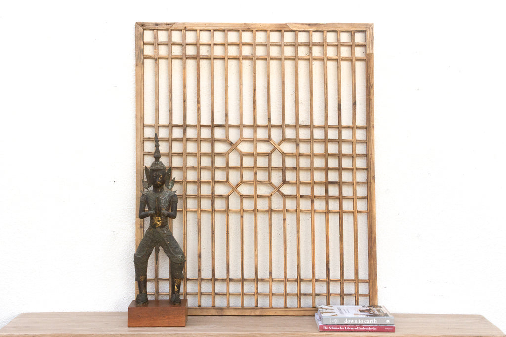 A Geometric Maze, Antique Lattice Wall Art