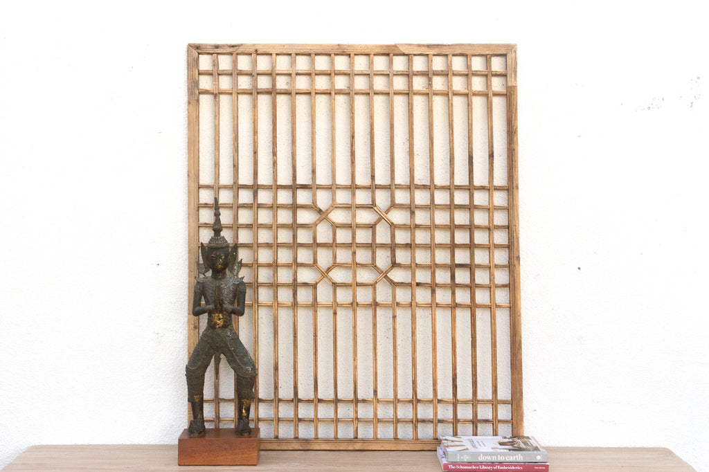 A Geometric Maze, Antique Lattice Wall Art