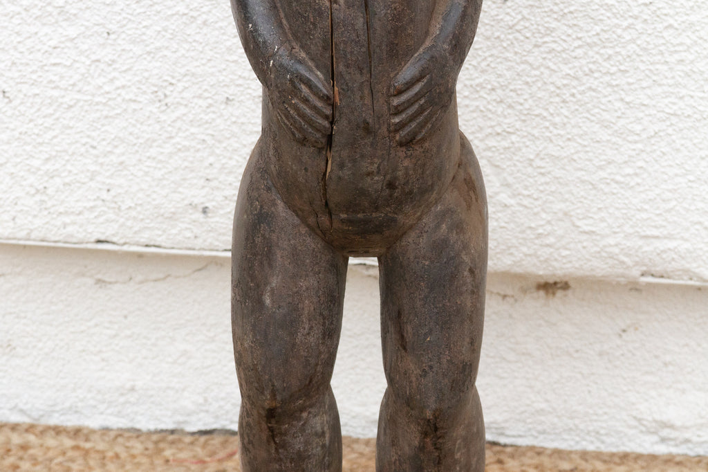Antique Baule Female Figure w/Serene Expression