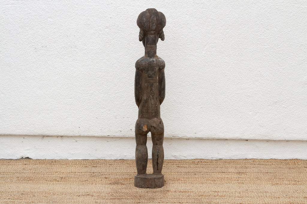 Antique Baule Female Figure w/Serene Expression