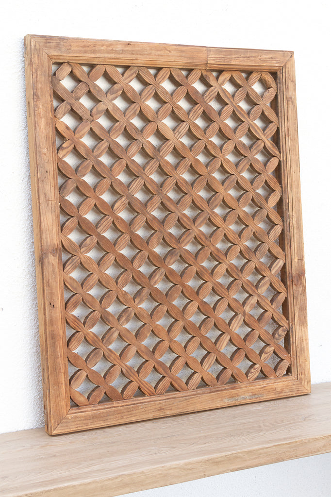 The Diamond Lattice, Antique Wall Art