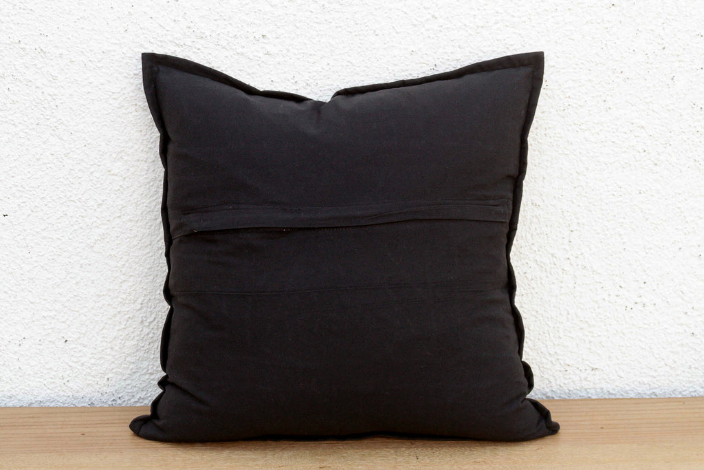 Emerald Patchwork Antique Jaisalmer Pillow (Trade)