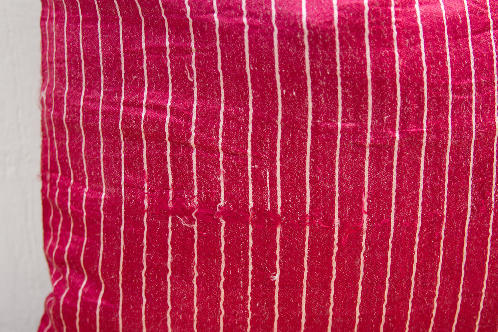 Ayni Antique Mashru Tribal Square Pillow (Trade)